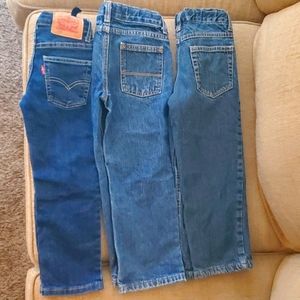 3 pair little boys jeans